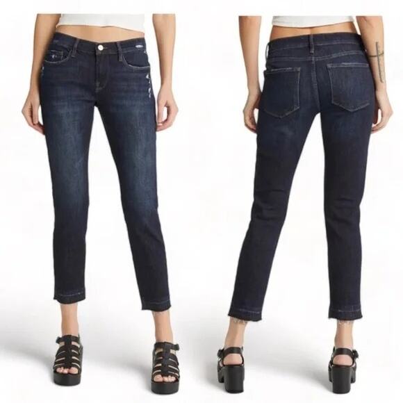 Frame Denim Denim - FRAME Womens size 33 Le Garçon Crop Covant Denim Jeans LGJC6540